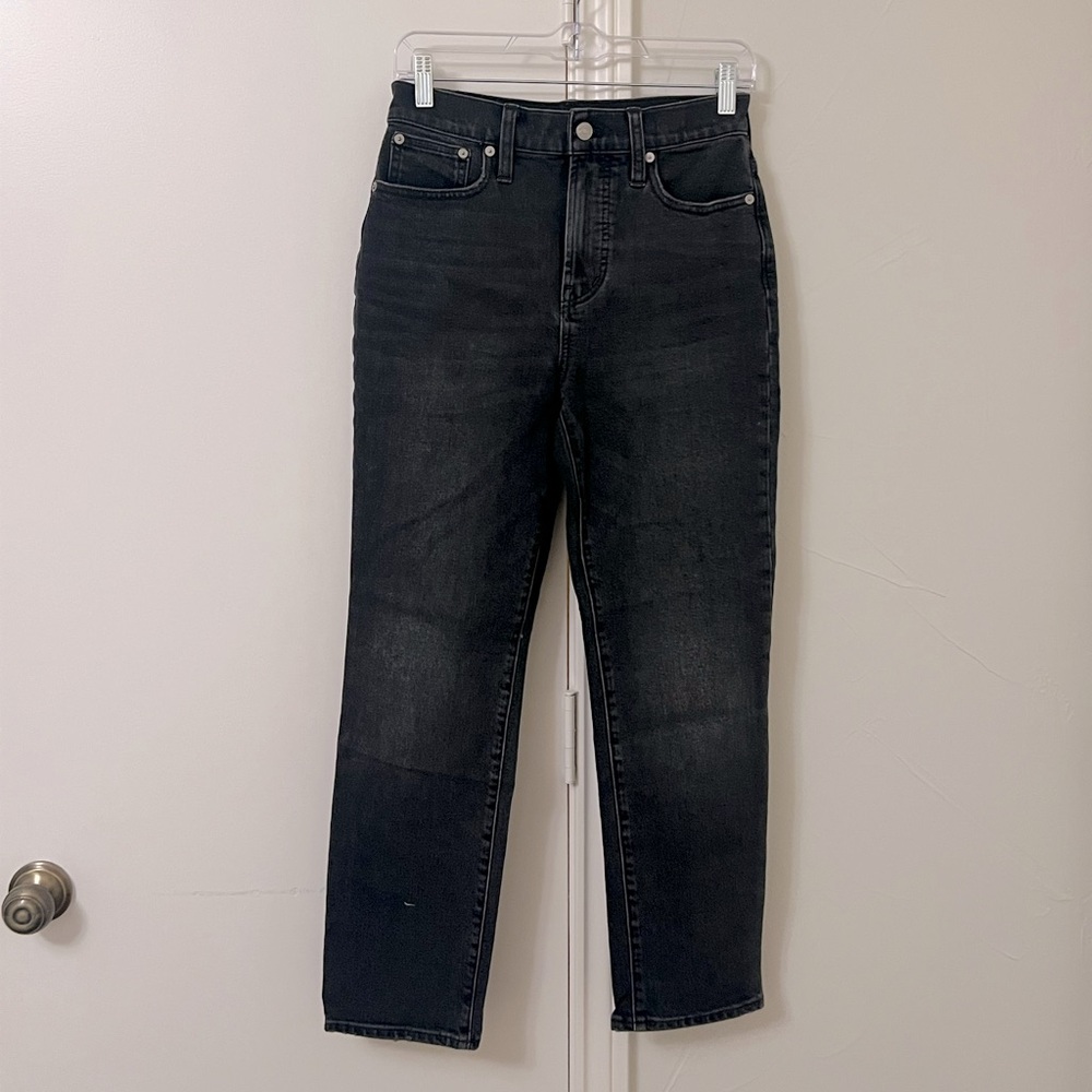 Madewell Perfect Vintage Crop High Rise in Lunar Wash